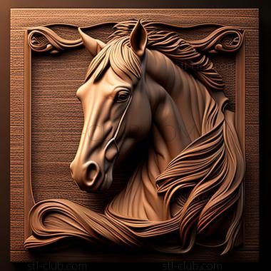 3D model st Idol horse famous animal (STL)